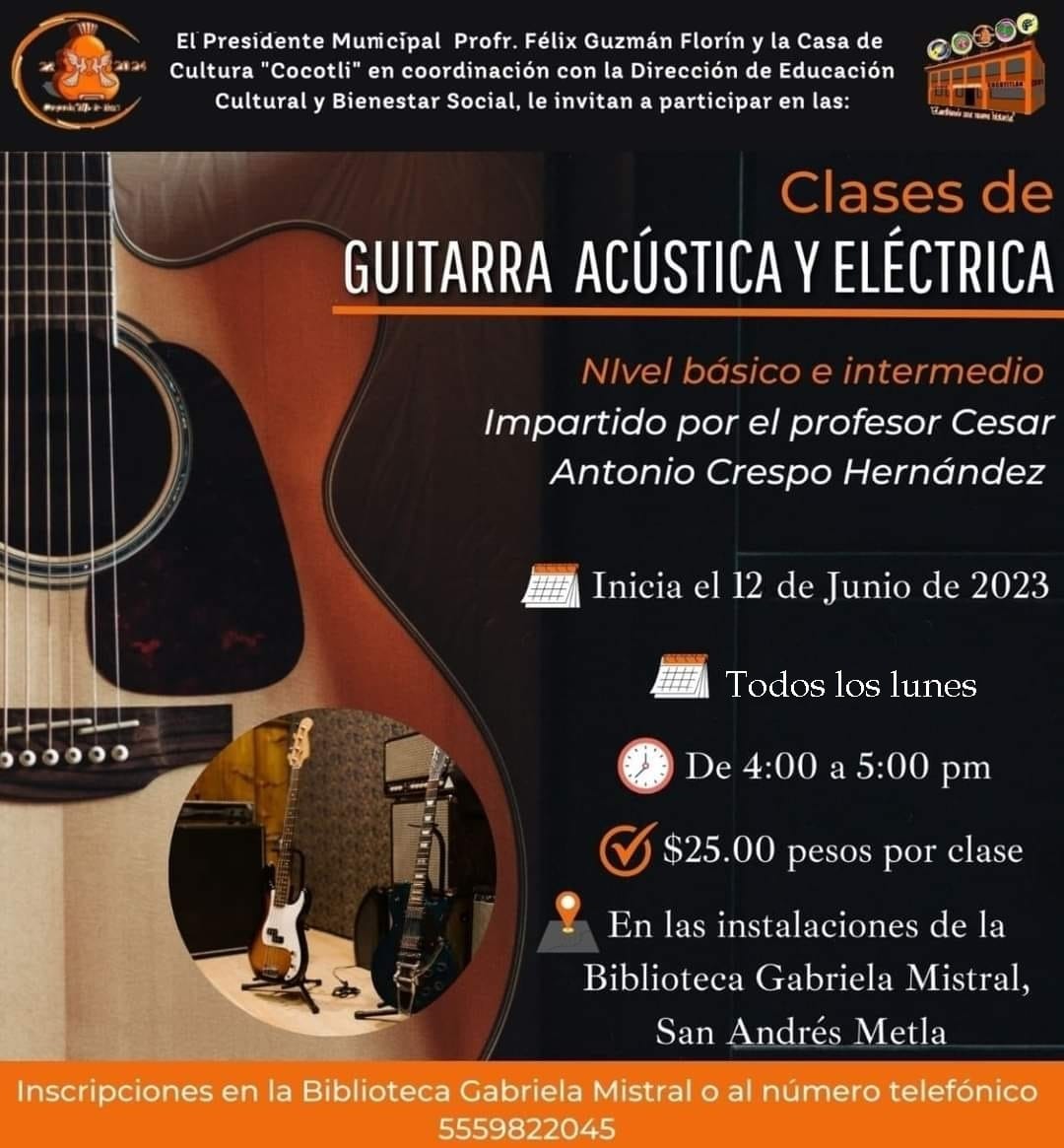 1687820541 372 ¿Quieres aprender a tocar guitarra Acude a la Casa de