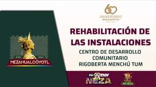 1687885179 EnVivo Rehabilitacion del CDC Rigoberta Menchu