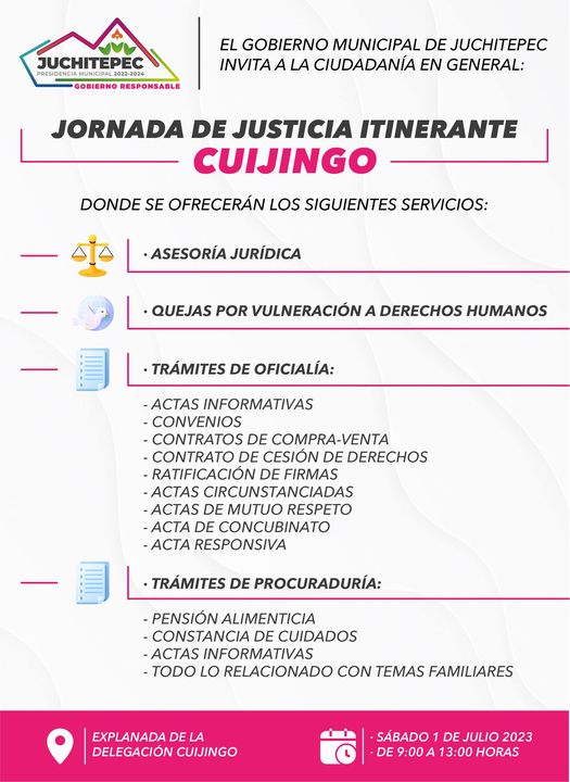 1687971651 JusticiaItinerante El Gobierno Municipal que dirige la Lic Marisol