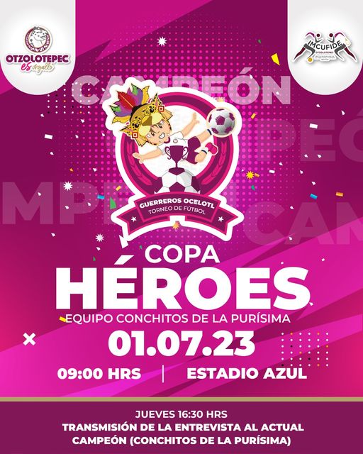 1687989833 Hay presencia de Otzolotepec en la Copa Heroes los Conchitos