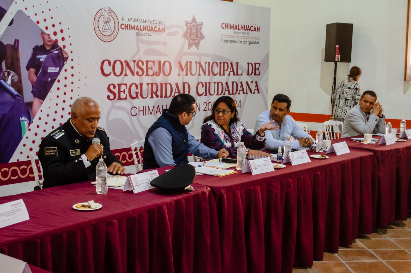 1687994364 494 POLICIA MUNICIPAL DE CHIMALHUACAN INHIBE LA DELINCUENCIA EN ESPACIOS PUBLICOS