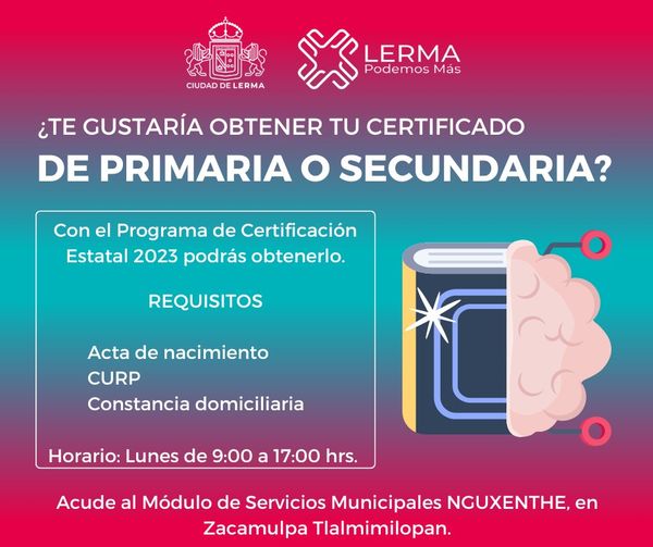 1688045205 La Direccion de Educacion Lerma y el modulo de servicios