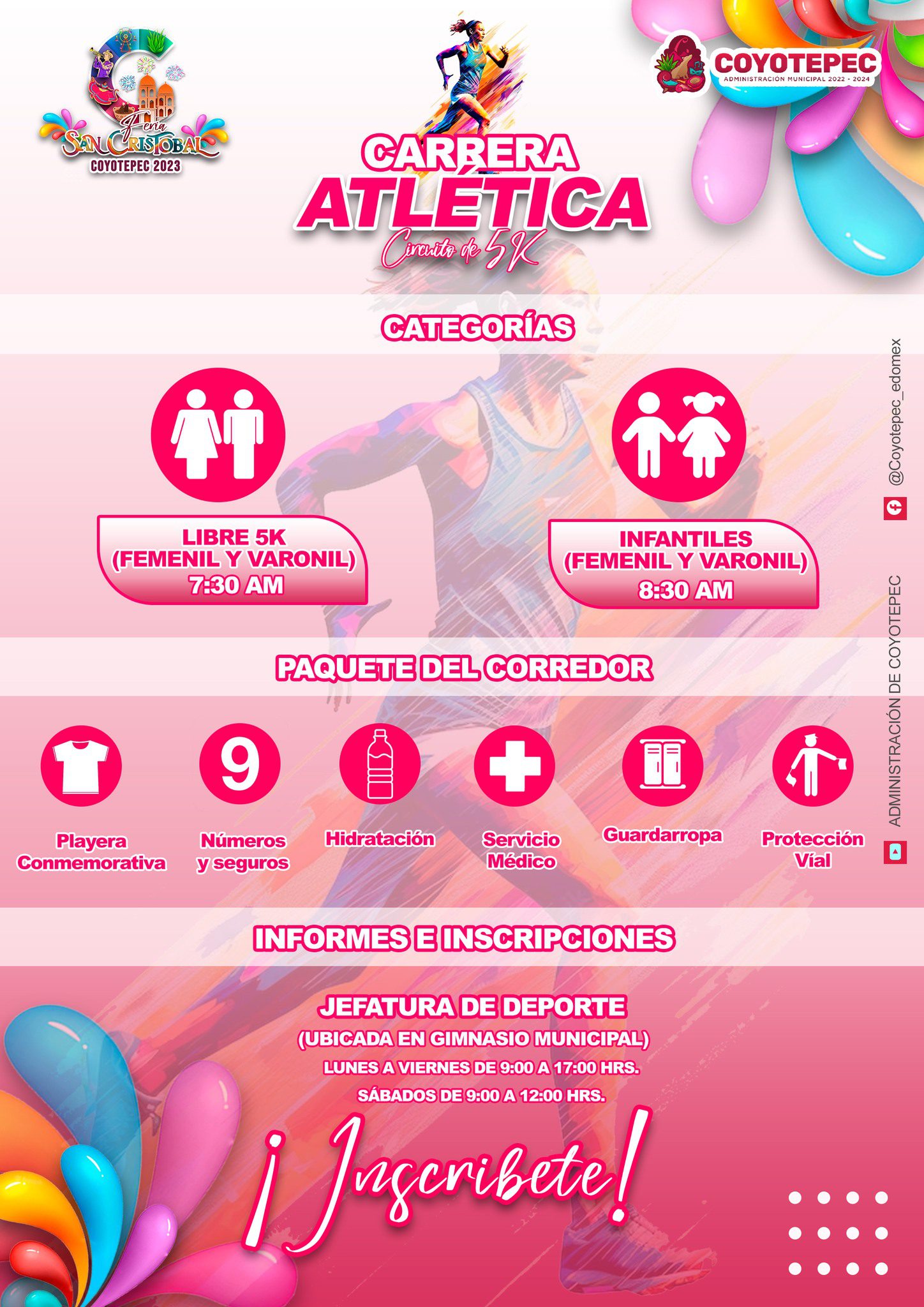 1688046438 825 I 𝑪𝑨𝑹𝑹𝑬𝑹𝑨 𝑨𝑻𝑳𝑬́𝑻𝑰𝑪𝑨 Invitamos a todos los atletas y publico