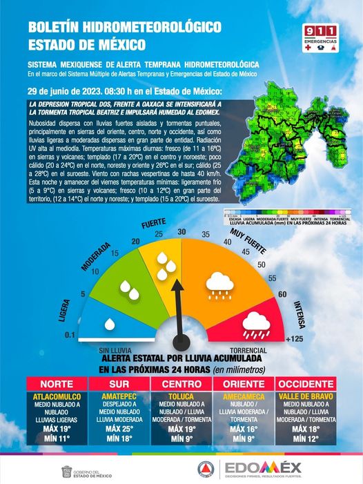 1688052285 BoletinMeteorologico 29 de Junio de 2023