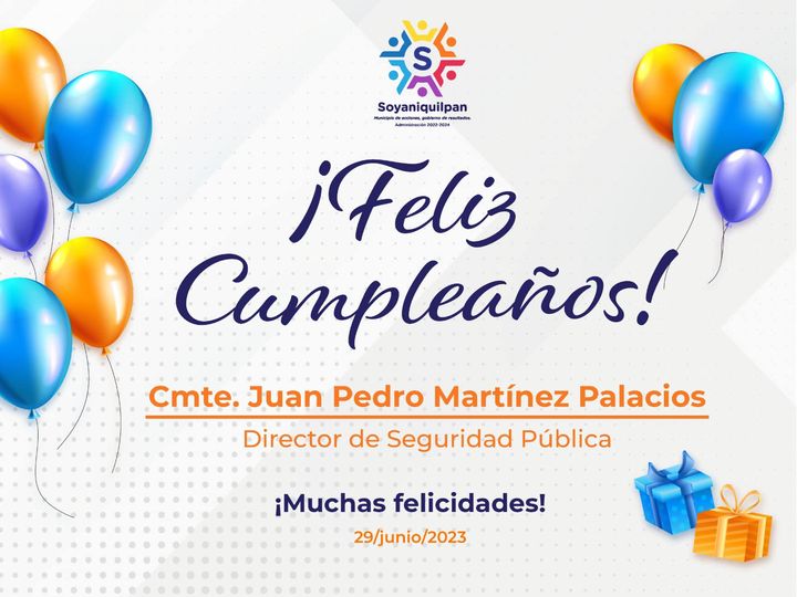 1688056849 Felicitamos al Cmte Juan Pedro Martinez Palacios Director de Seguridad