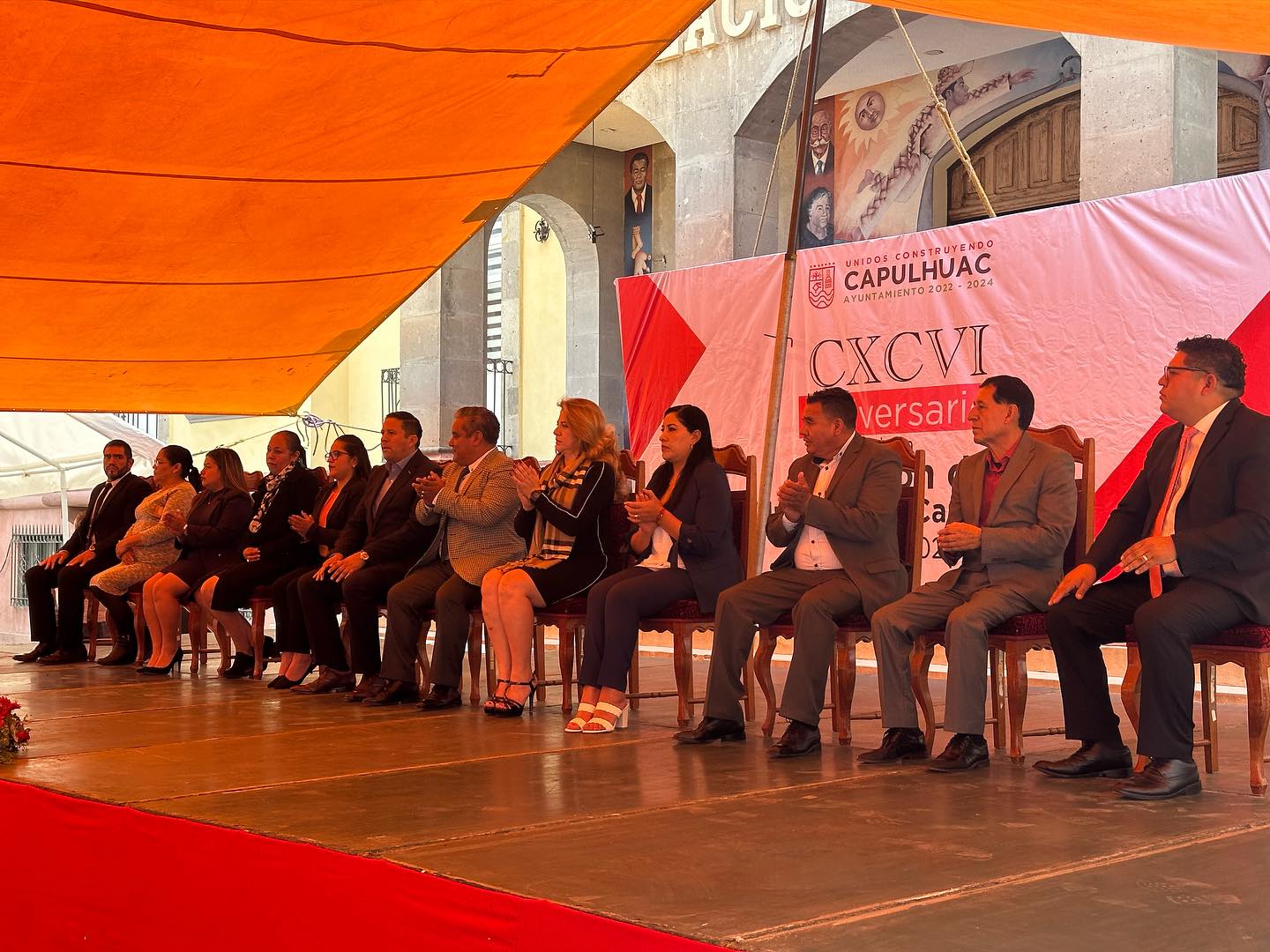 1688074309 CeremoniaCivica por el CXCVI Aniversario de la Ereccion de Capulhuac