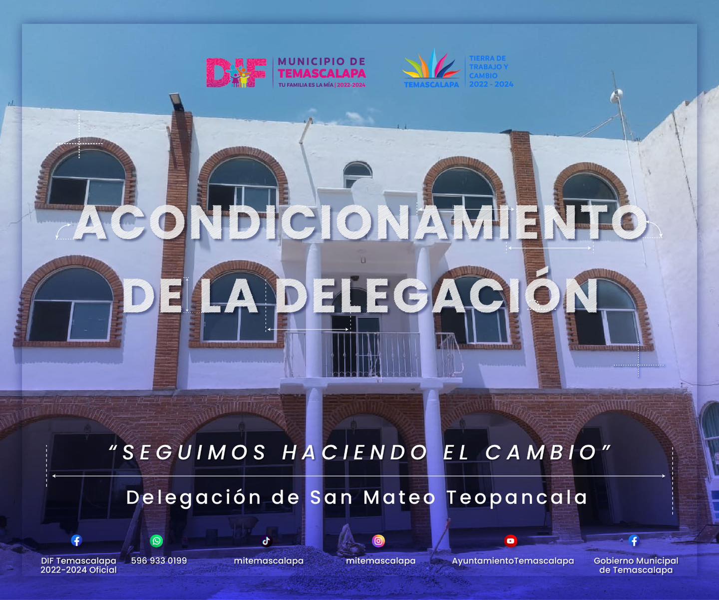 1688133072 Acondicionamiento de la Delegacion de San Mateo Teopancala