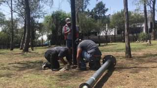 Atendiendo a tu solicitud hemos rehabilitado las luminarias del Parque