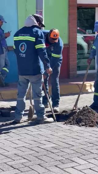 De manera inmediata Opdapas de Metepec atiende fuga de agua