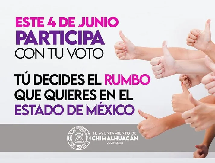 Este 4 de junio ¡ejerce tu voto jpg