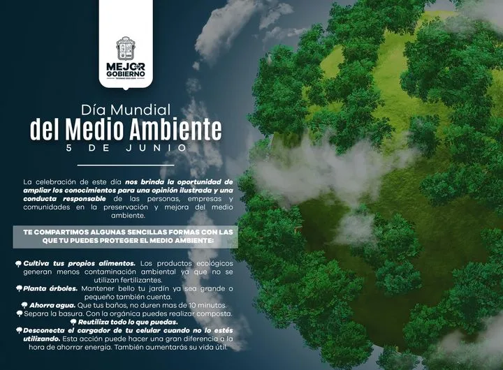 Este Dia Mundial del Medio Ambiente ¡pon en practica estas jpg