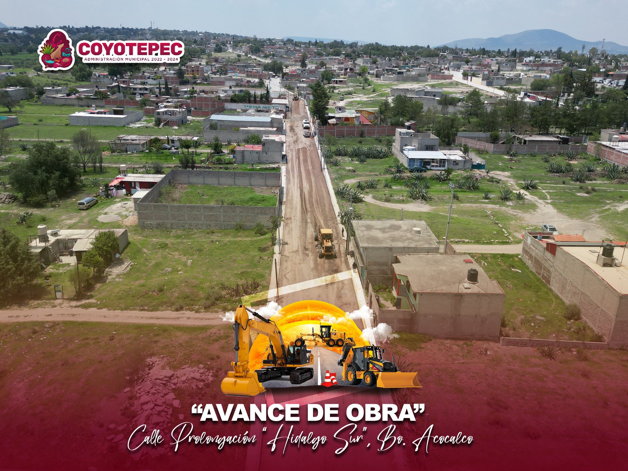 I 𝑨𝑽𝑨𝑵𝑪𝑬 𝑫𝑬 𝑶𝑩𝑹𝑨 Pavimentacion con concreto asfaltico en calle