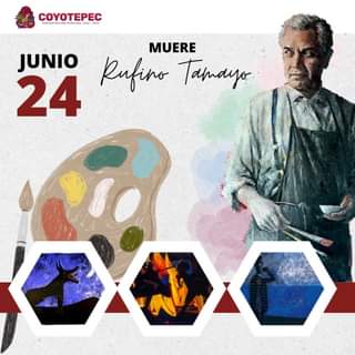 II 𝑹𝑼𝑭𝑰𝑵𝑶 𝑻𝑨𝑴𝑨𝒀𝑶 Fallece Rufino Tamayo pintor mexicano originario de