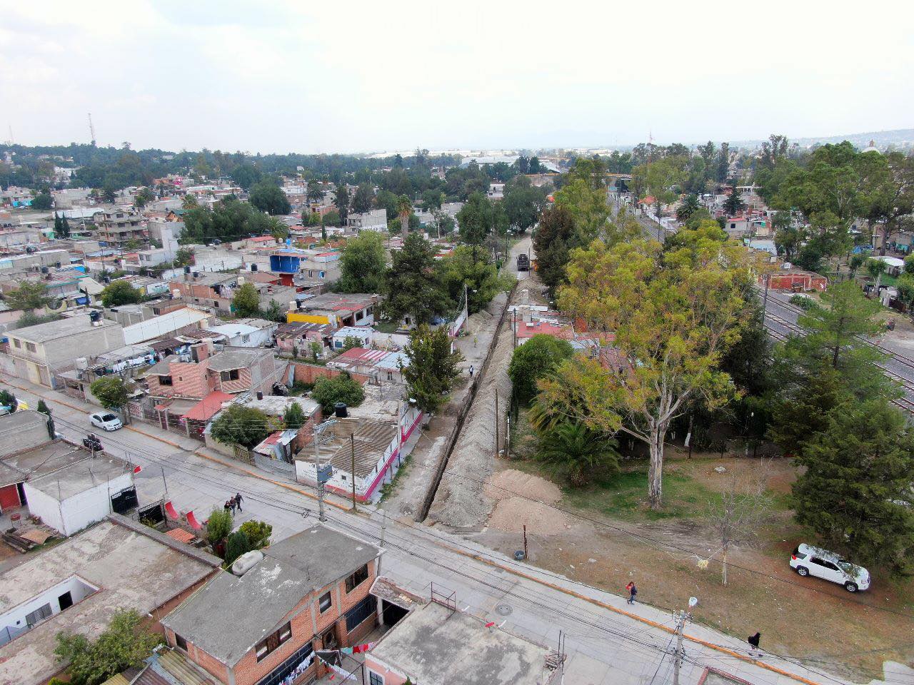 Introduccion de drenaje en San Bartolo ¡Continuamos con la