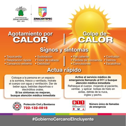 Nos esperan dias de intenso calor ¿sabes como prevenir