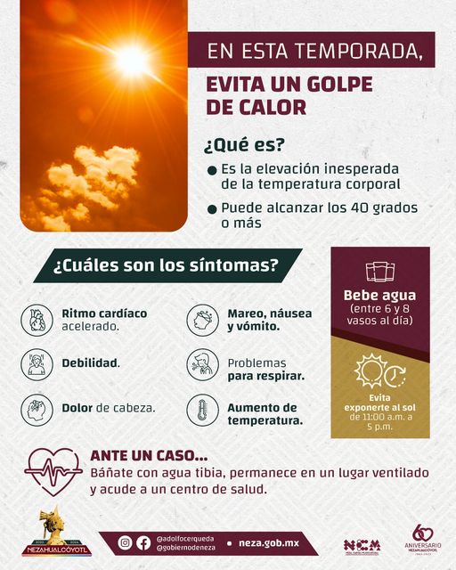 Salud ¿Sabes que es un golpe de calor Aqui