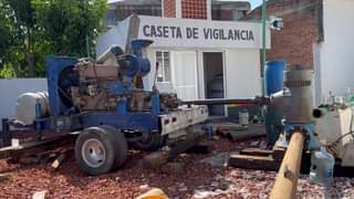 Seguimos trabajando en el mantenimiento del pozo El Calvario La