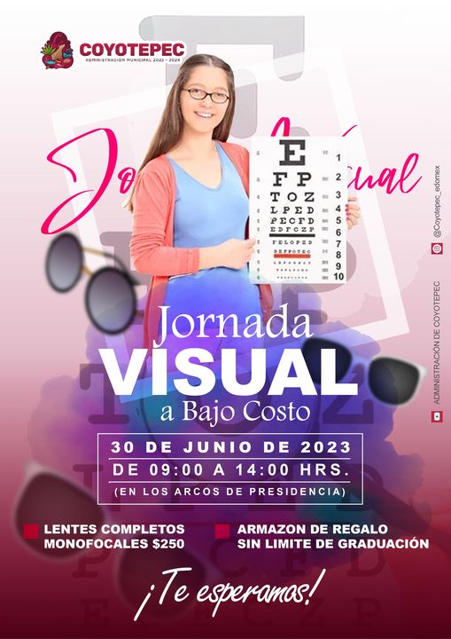 lentesnuevos II Jornada Visual ¡No se pierdan esta gran oportunidad