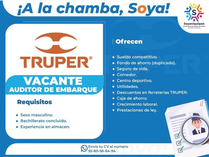 ¡A LA CHAMBA SOYA ¿Te encuentras en busqueda de trabajo jpg