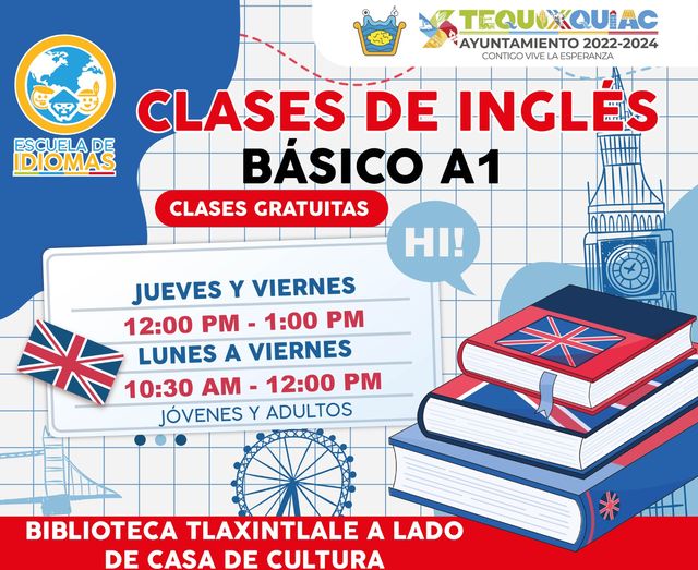 ¡APRENDE INGLES DE FORMA GRATUITA EN LA ESCUELA DE IDIOMAS