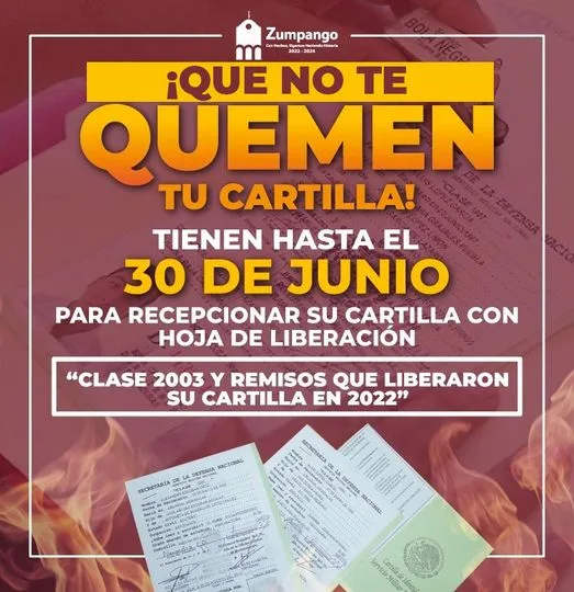 ¡Atencion Zumpanguenses Hasta el dia 30 de Junio de 2023 jpg