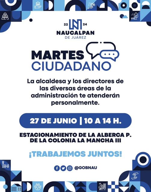 ¡Atencion vecinos ¡Se acerca el proximo MartesCiudadano