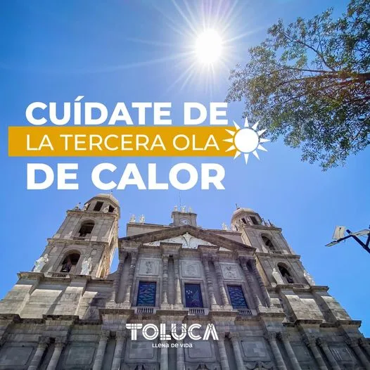 ¡Cuidate de la tercera OlaDeCalor Toma agua constantemente jpg