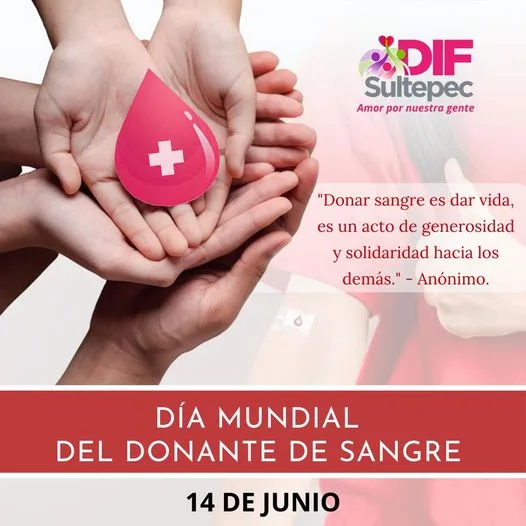 ¡Dia Mundial del Donante de Sangre ¿Sabias que cada donacion jpg