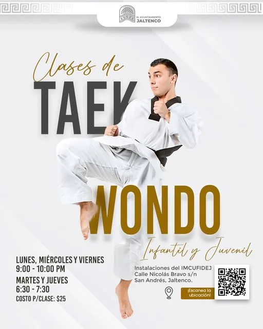 ¡Invitacion a clases de Taekwondo jpg