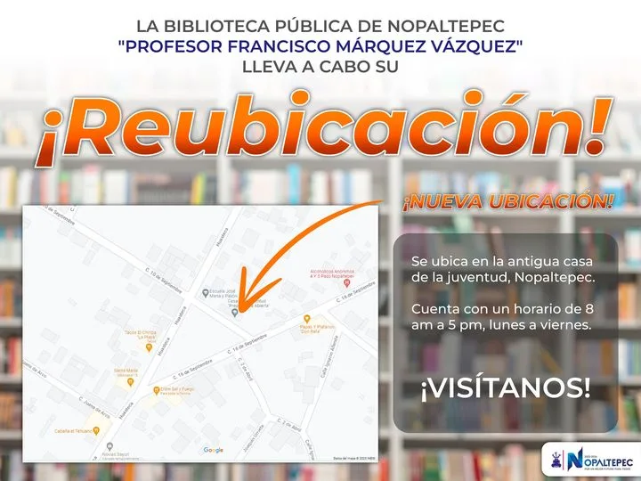 ¡La Biblioteca Publica de Nopaltepec se esta mudando Acompananos en jpg