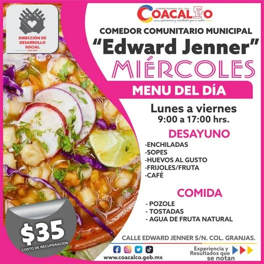 ¡Llego el Miercoles de pozole en el comedor comunitario Edward jpg