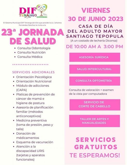 ¡Servicios de DIF Tenango del Aire cada vez mas cerca