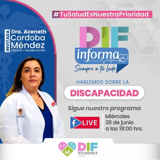 ¡Te esperamos en punto de las 1800 hrs DIFInforma