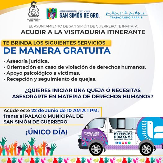 ¡Te invitamos a ejercer tus DerechosHumanos este 22 de junio