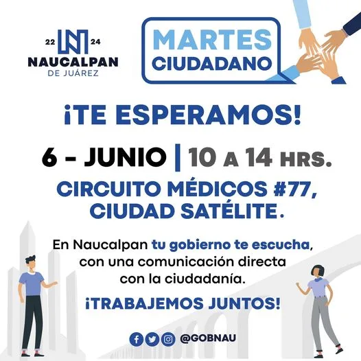 ¡Vecinos Se acerca el MartesCiudadano te invitamos a participar en jpg