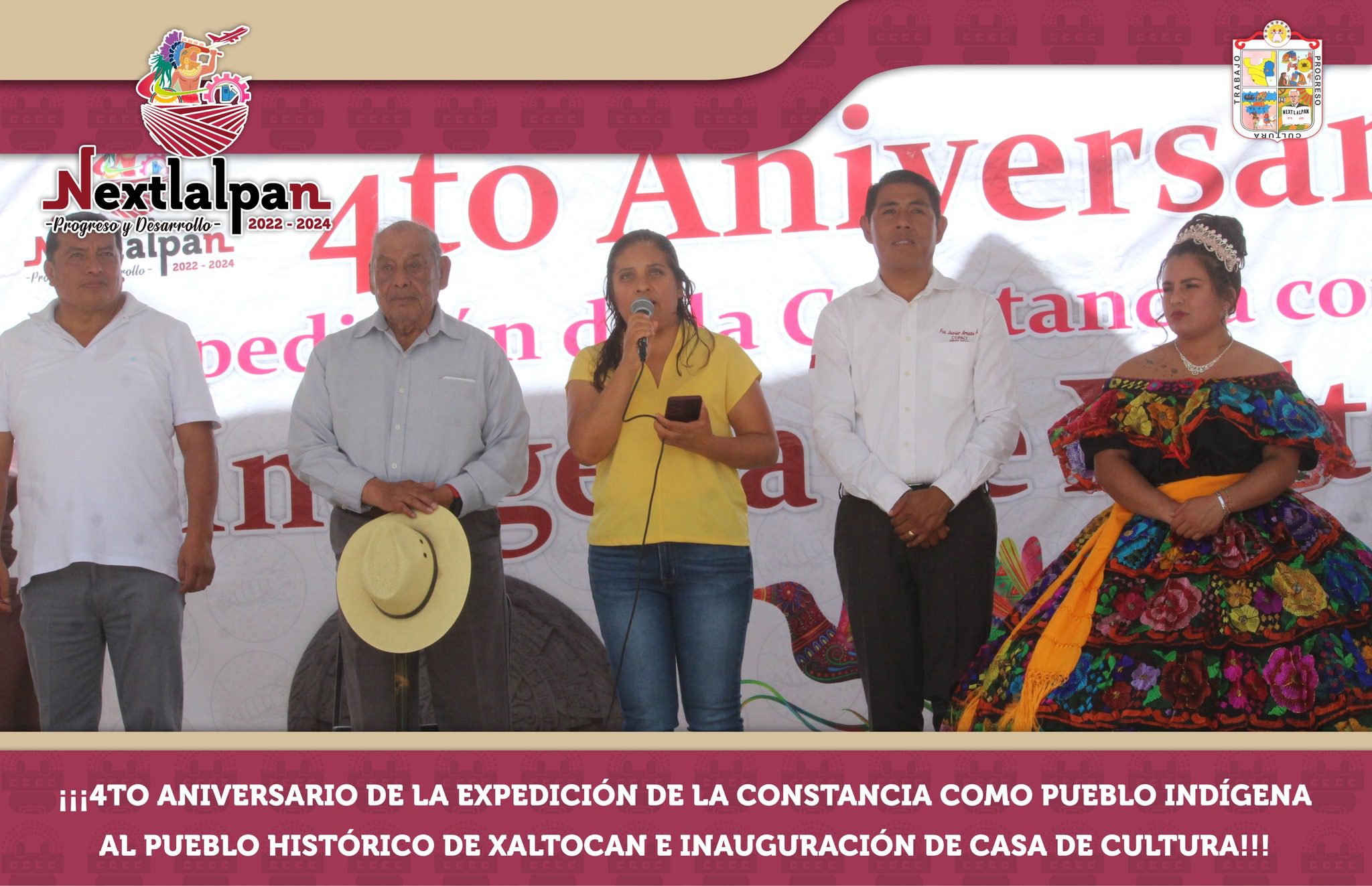 ¡¡¡4TO ANIVERSARIO DE LA EXPEDICION DE LA CONSTANCIA COMO PUEBLO