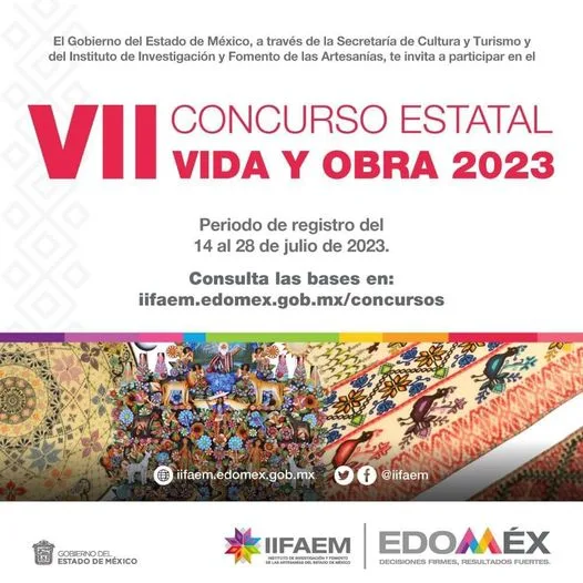 ¿Elaboras piezas artesanales Te invitamos a participar en el ConcursoEstatal jpg