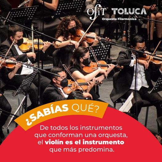 ¿Sabias que… El instrumento que mas predomina en nuestra Orquesta