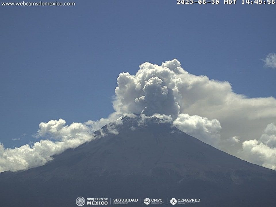 1688234776 EL VOLCAN SIGUE ACTIVO CONTINUA SEMAFORO DE ALERTA EN AMARILLO