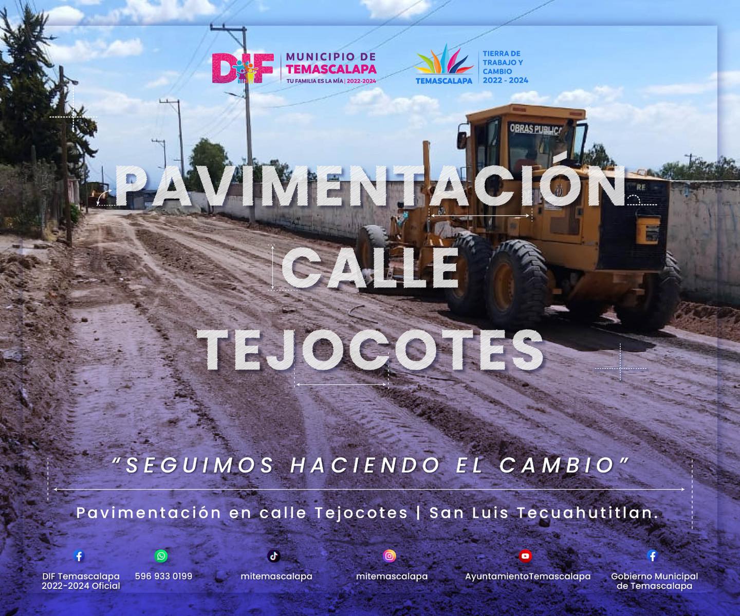 1688248532 Pavimentacion en calle Tejocotes San Luis Tecuahutitlan