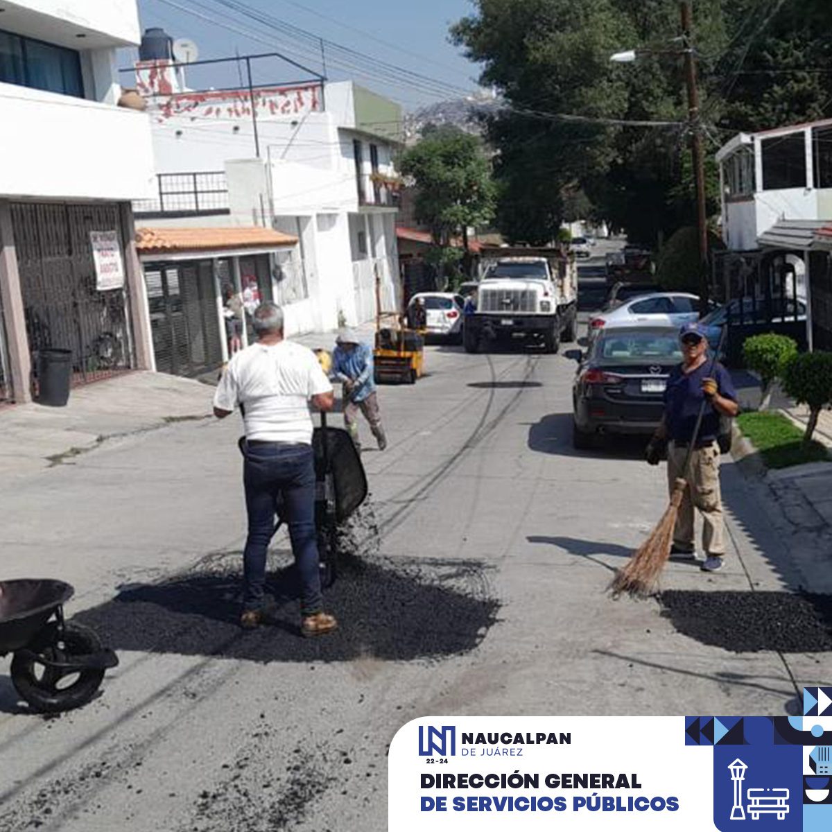 1688322559 La Direccion General de Servicios Publicos realizo trabajos de bacheo