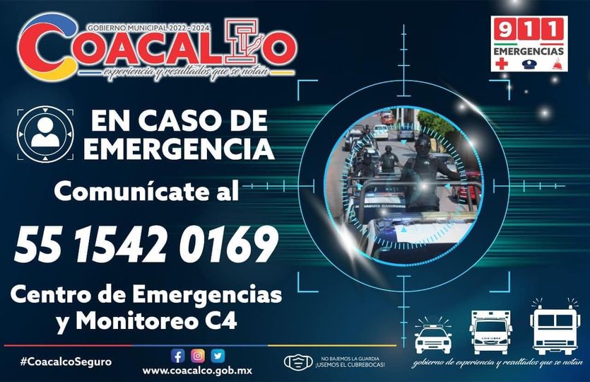 1688326903 Te compartimos el numero del Centro de Emergencias y Monitoreo