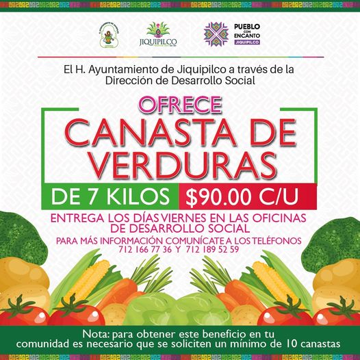 1688420681 La Direccion de Desarrollo Social te ofrece canastas de verduras