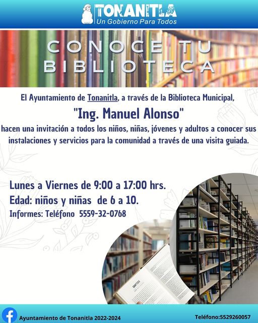 1688489685 La Biblioteca Municipal ING Manuel Alonso invita a todos los