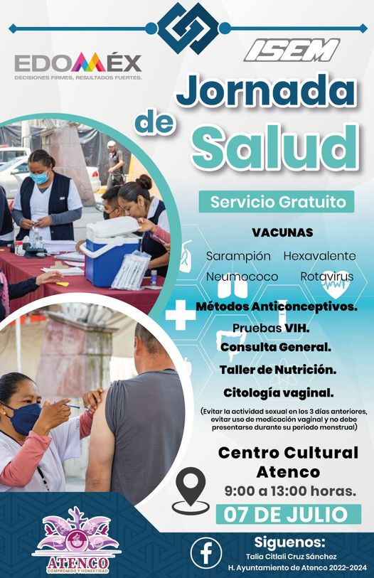 1688495989 Jornada de Salud Continuamos con las Jornadas de Salud te