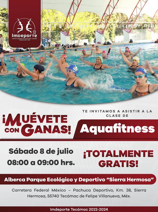 1688501144 Muevete con Ganas en nuestra clase de Aquafitness este sabado