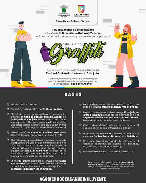 1688570687 PARTICIPA CONCURSO GRAFFITI CON ENCANTO Si eres artistaurbano inscribete de