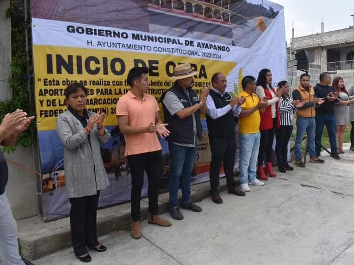 1688573620 InicioDeObra El Gobierno Municipal de Ayapango administracion 2022 2024 que pre