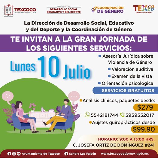 1688589868 El Ayuntamiento de Texcoco y la Coordinacion de Genero invitan