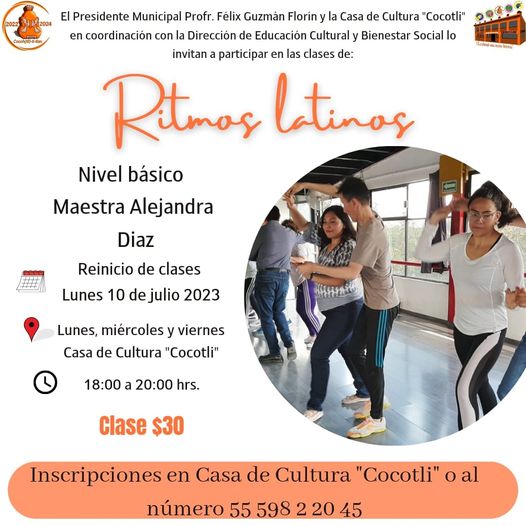 1688600127 Este lunes 10 de julio reiniciamos las clases de Ritmos